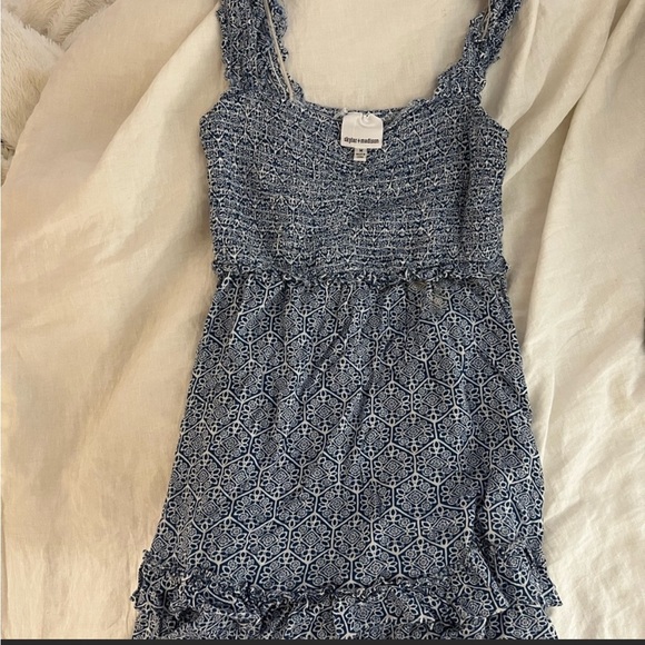 Skylar and Madison Blue Sundress - Picture 2 of 3